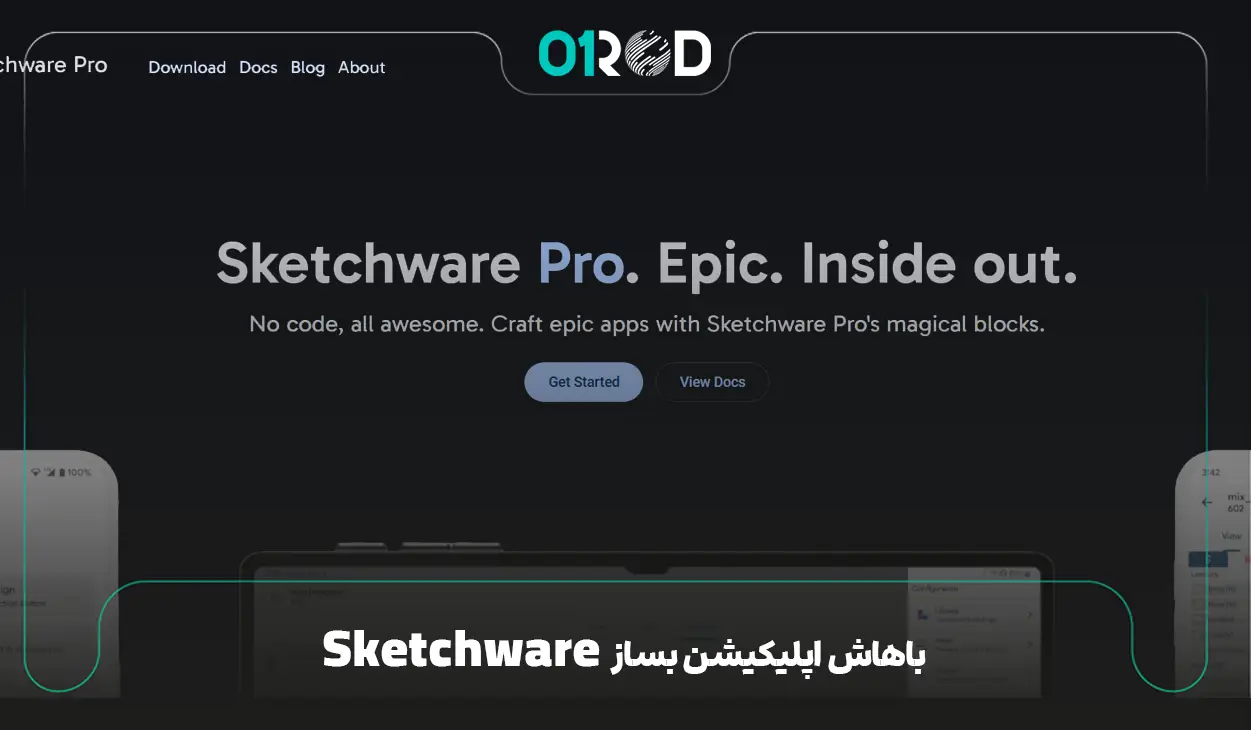 طراحی اپلیکیشن با گوشی  Sketchware